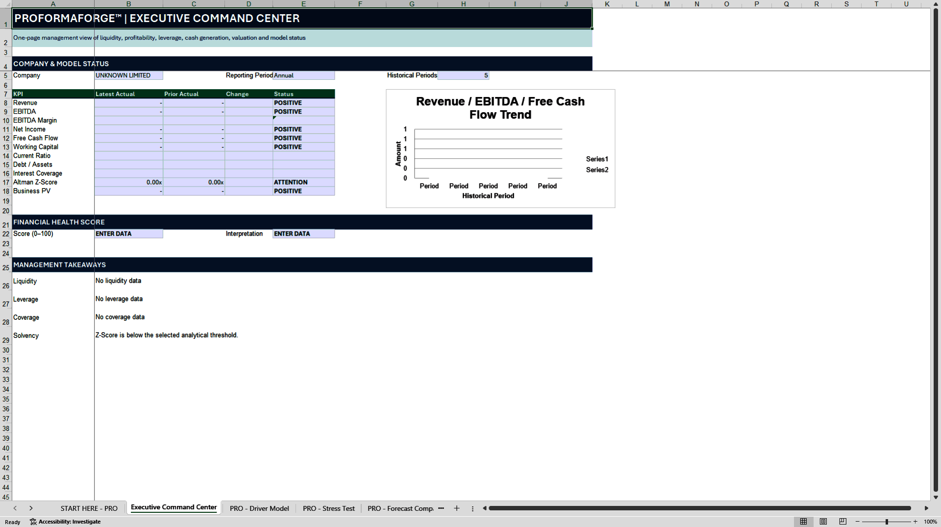 Enterprise Financial Modeling and Digital Health Suite (Excel template (XLSX)) Preview Image