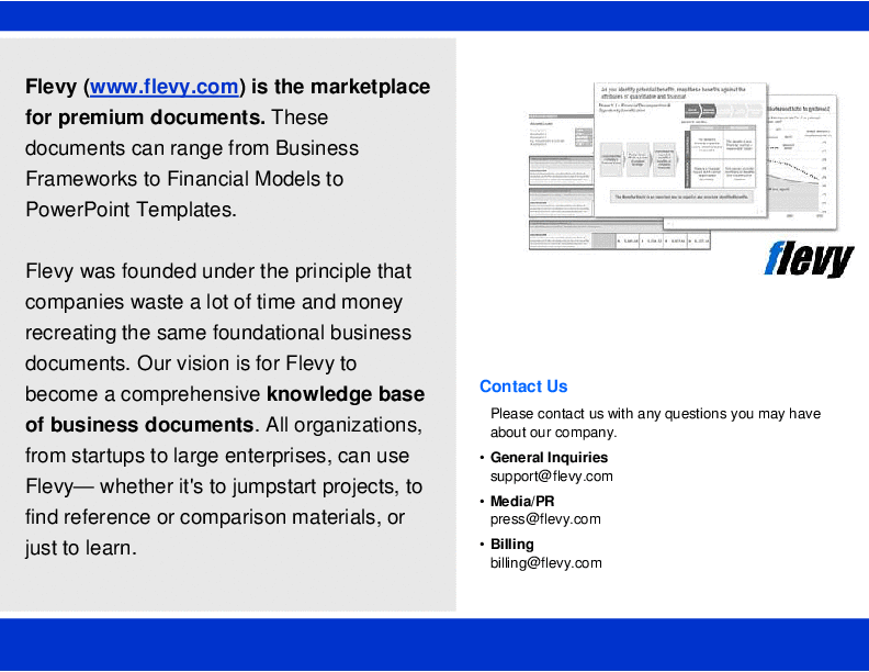 Business Processes Document (5-page Word document) Preview Image