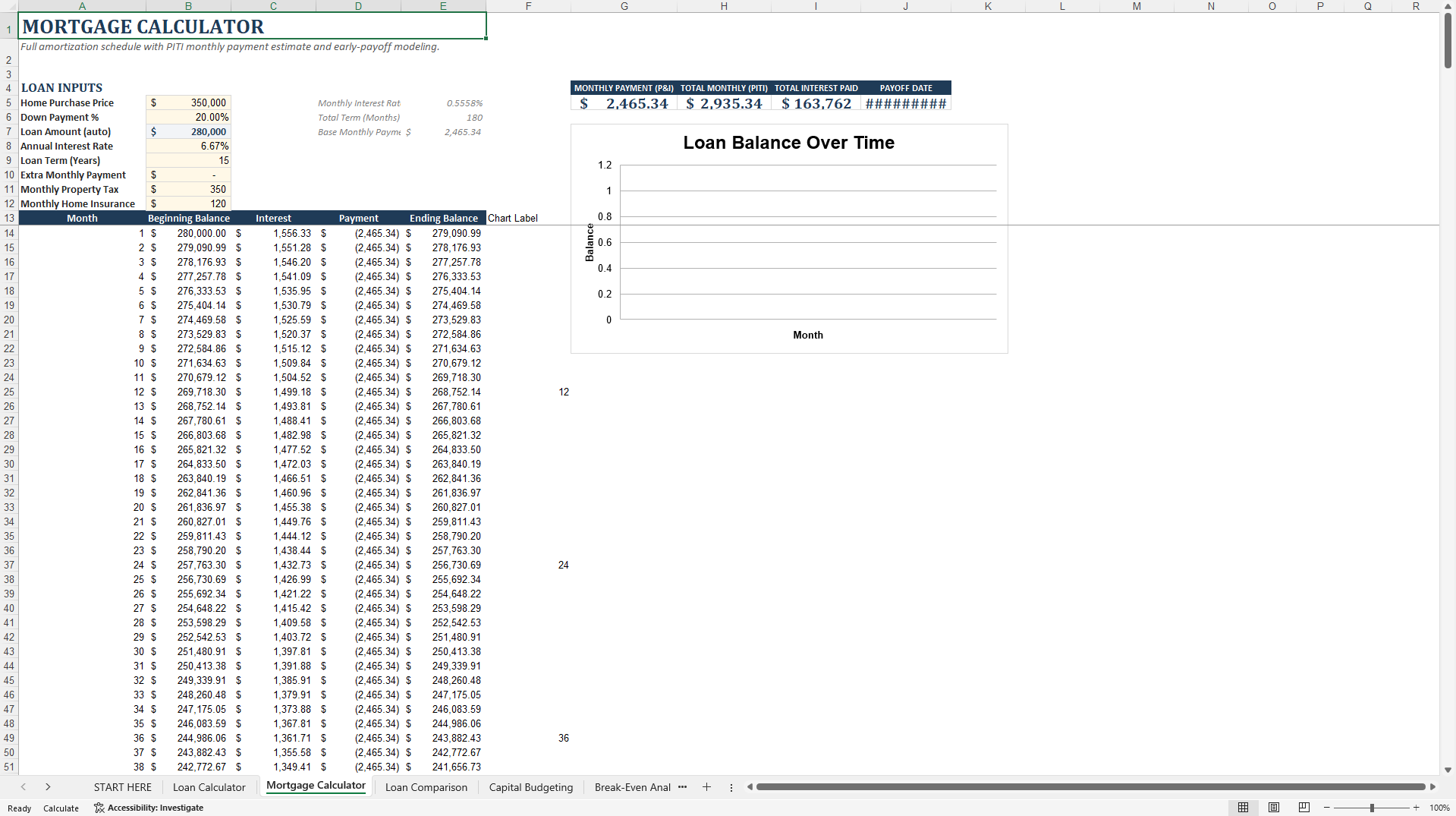 Complete Business and Finance Toolkit (Excel template (XLSX)) Preview Image