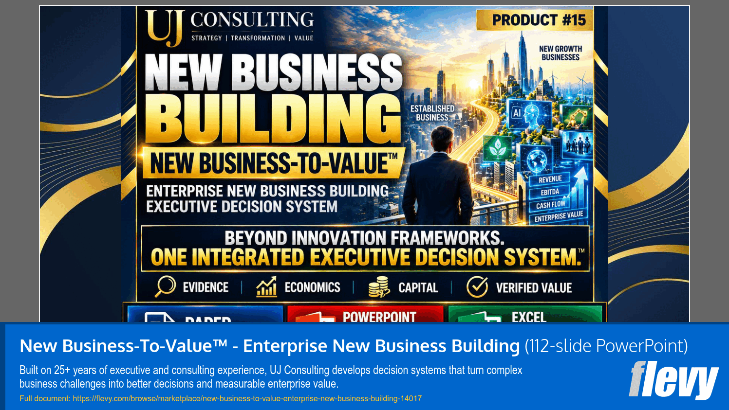 New Business-To-Value™ - Enterprise New Business Building (112-slide PPT PowerPoint presentation template (PPTX)) Preview Image