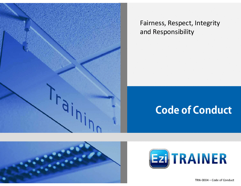 Code of Conduct Training