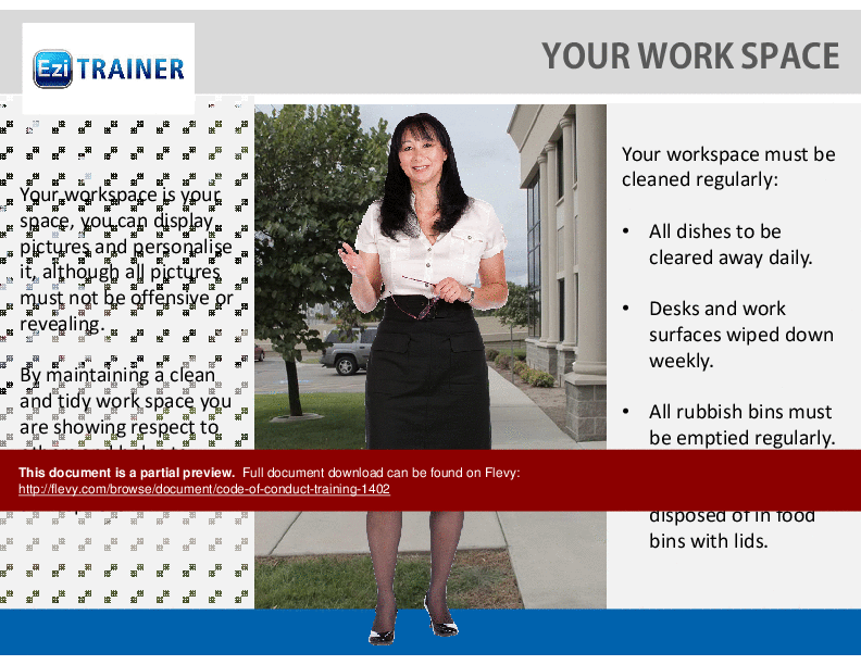 Code of Conduct Training (25-slide PowerPoint presentation (PPTX)) Preview Image