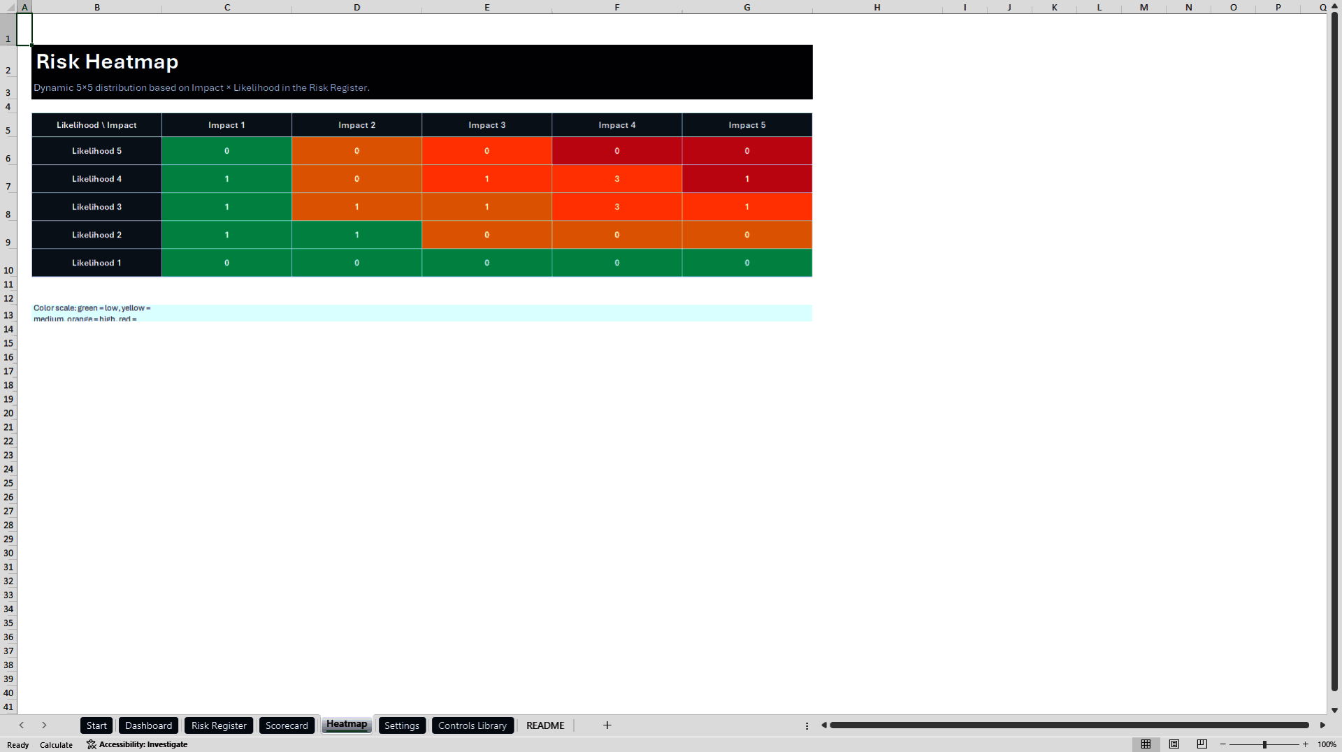 IT Security Risk & Control Log | ISO 27001 Toolkit (Excel template (XLSX)) Preview Image