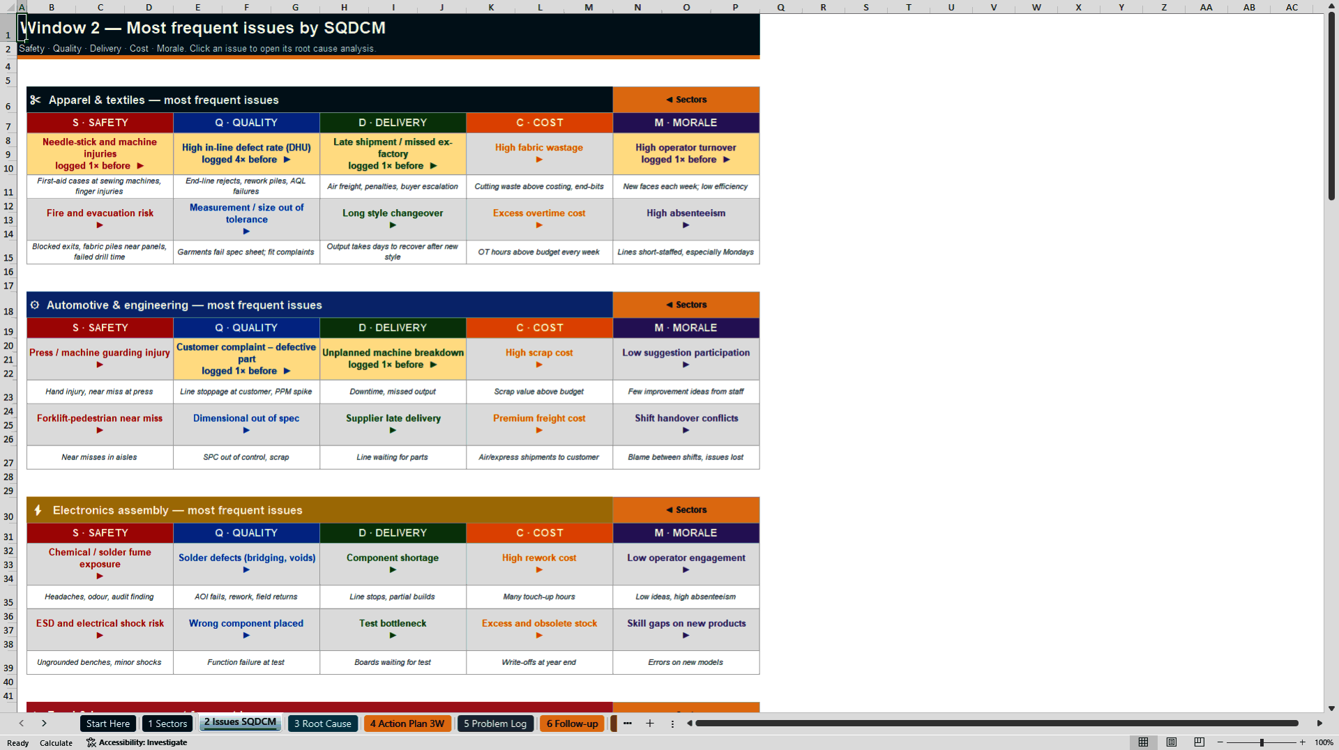CAPA Toolkit: Corrective and Preventive Action System (Excel template (XLSX)) Preview Image