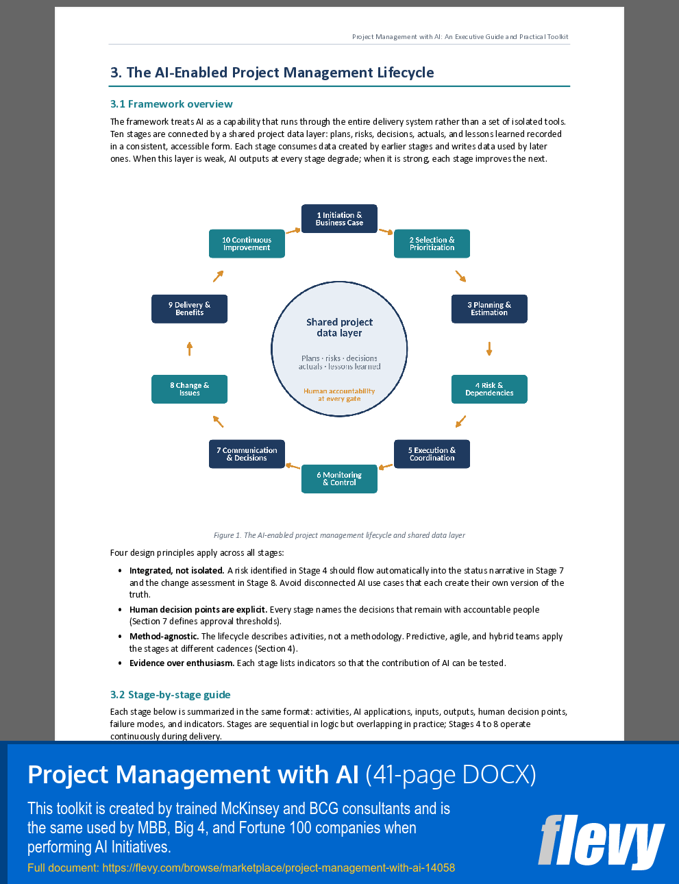 Project Management with AI (41-page Word document) Preview Image