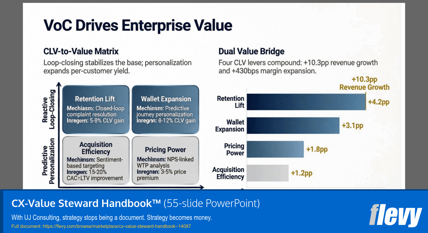 CX-Value Steward Handbook™ (55-slide PPT PowerPoint presentation template (PPTX)) Preview Image
