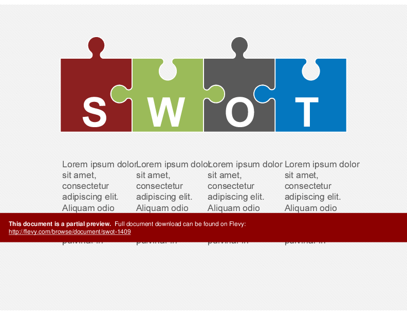 This is a partial preview of SWOT Diagrams & Slides 6 (89-slide PowerPoint presentation (PPTX)). Full document is 89 slides. 