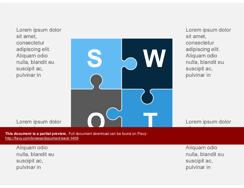SWOT Diagrams & Slides 6 (89-slide PowerPoint presentation (PPTX)) Preview Image