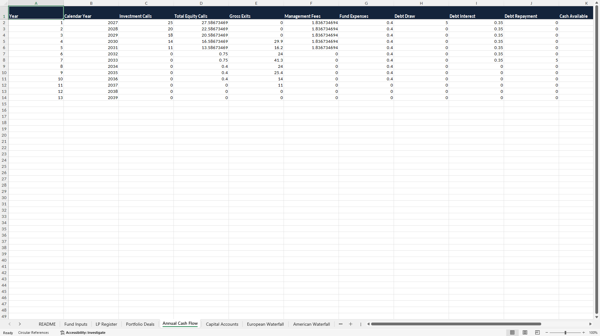 Private Equity Waterfall & Carried Interest Decision Engine™ (Excel template (XLSX)) Preview Image