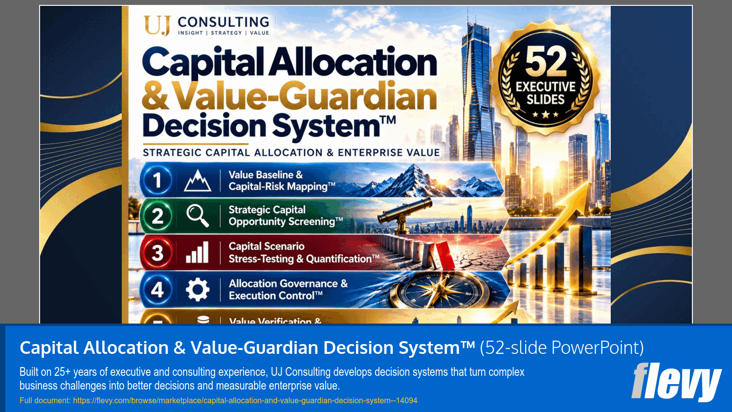 Capital Allocation & Value-Guardian Decision System™ (52-slide PPT PowerPoint presentation template (PPTX)) Preview Image