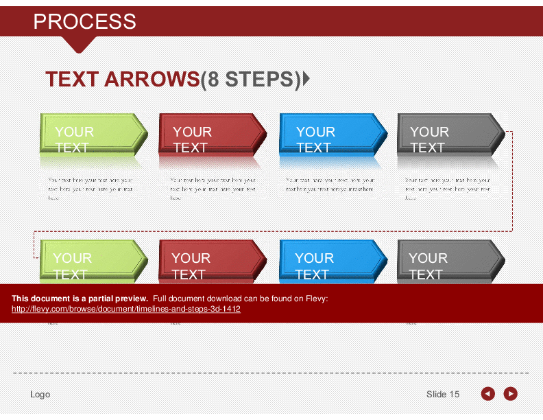 Timelines and Steps - 3D (122-slide PPT PowerPoint presentation (PPTX)) Preview Image