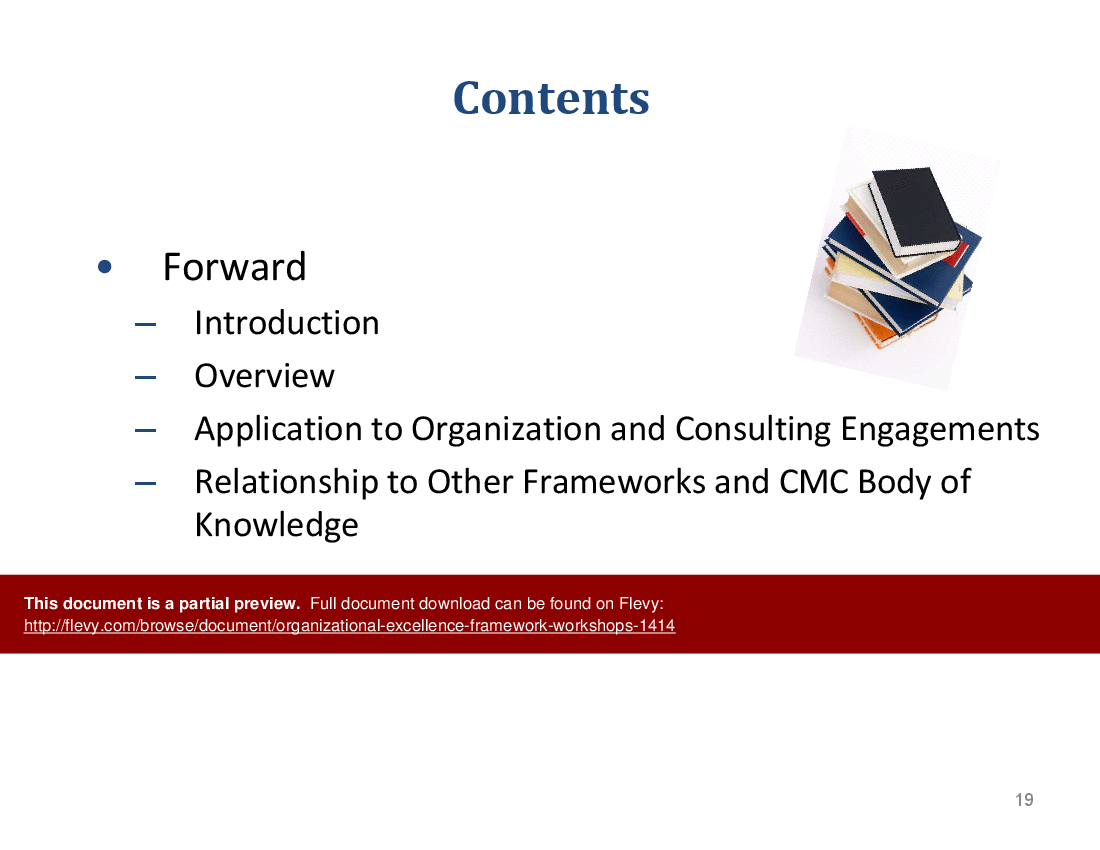 Organizational Excellence Framework Workshops (47-slide PPT PowerPoint presentation (PPT)) Preview Image