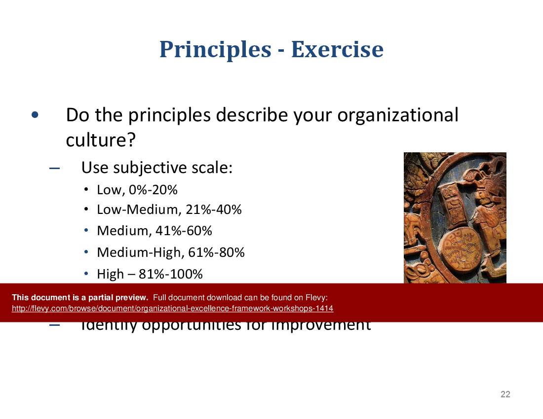 Organizational Excellence Framework Workshops (47-slide PPT PowerPoint presentation (PPT)) Preview Image