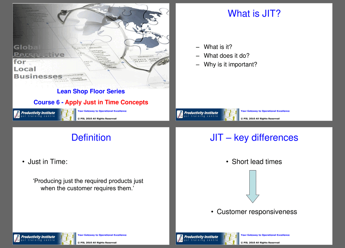 Lean Shop Floor YB Series - 6. Apply JIT Principles (63-slide PPT PowerPoint presentation (PPT)) Preview Image