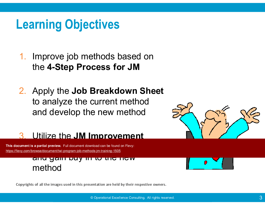 TWI Program: Job Methods (JM) Training (79-slide PowerPoint presentation (PPTX)) Preview Image