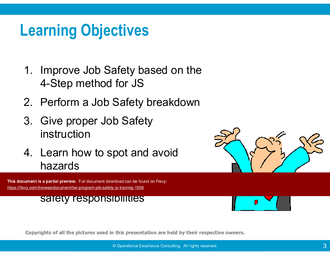 This is a partial preview of TWI Program: Job Safety (JS) Training (77-slide PowerPoint presentation (PPTX)). Full document is 77 slides. 
