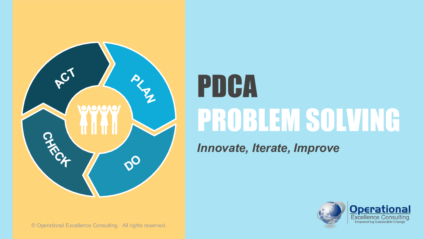 PDCA Problem Solving Technique & Tools (198-slide PowerPoint presentation (PPTX)) Preview Image