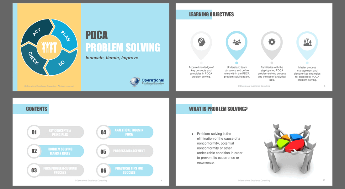 pdca problem solving technique and tools