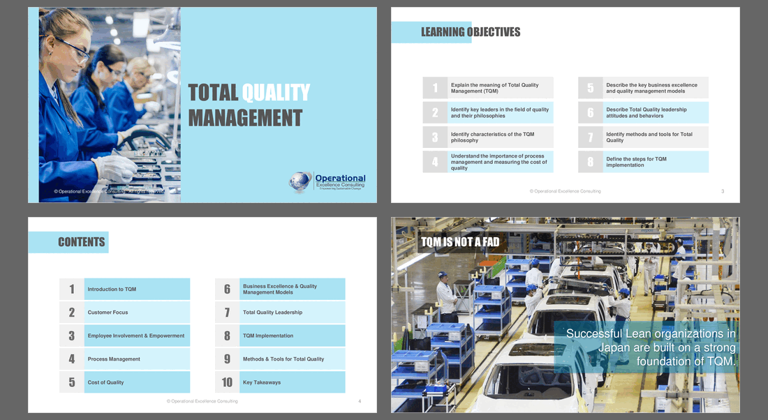 Total Quality Management (TQM)