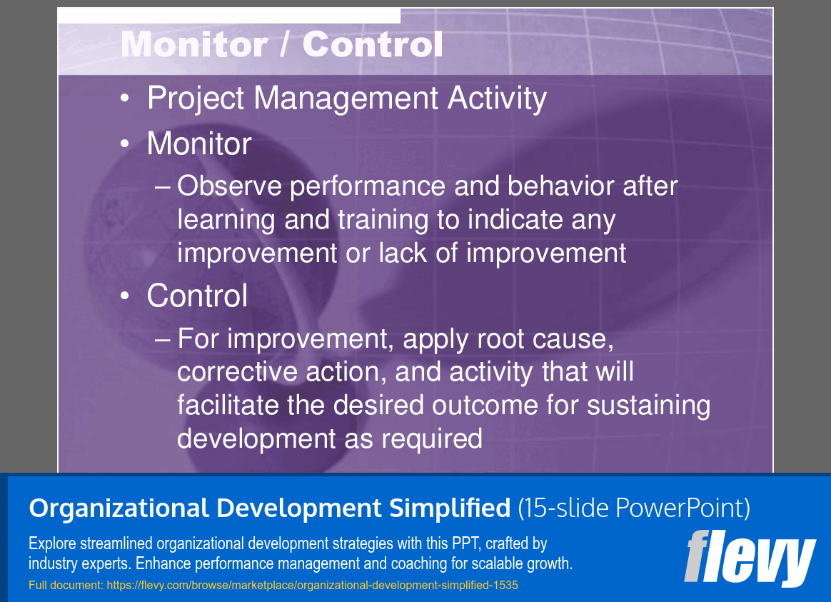 Organizational Development Simplified (15-slide PPT PowerPoint presentation slide deck (PPTX)) Preview Image