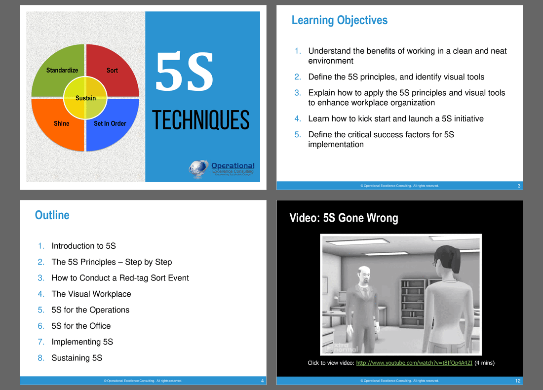 5S Techniques (189-slide PPT PowerPoint presentation (PPTX)) Preview Image