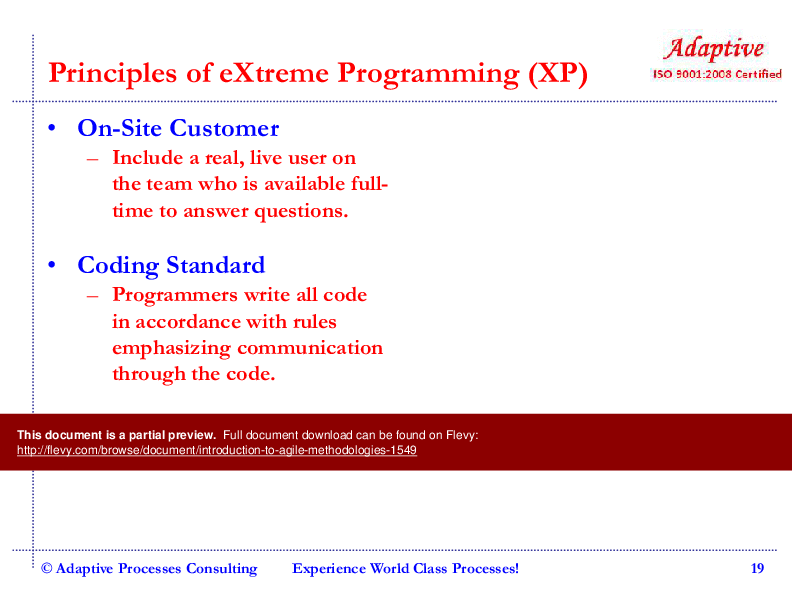 Introduction to Agile Methodologies (22-slide PPT PowerPoint presentation (PPT)) Preview Image