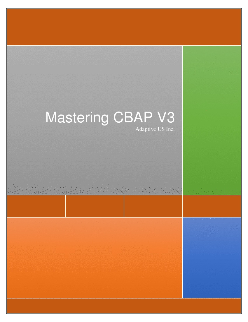 CBAP v3 Study Guide (system based access) (38-page PDF document) Preview Image