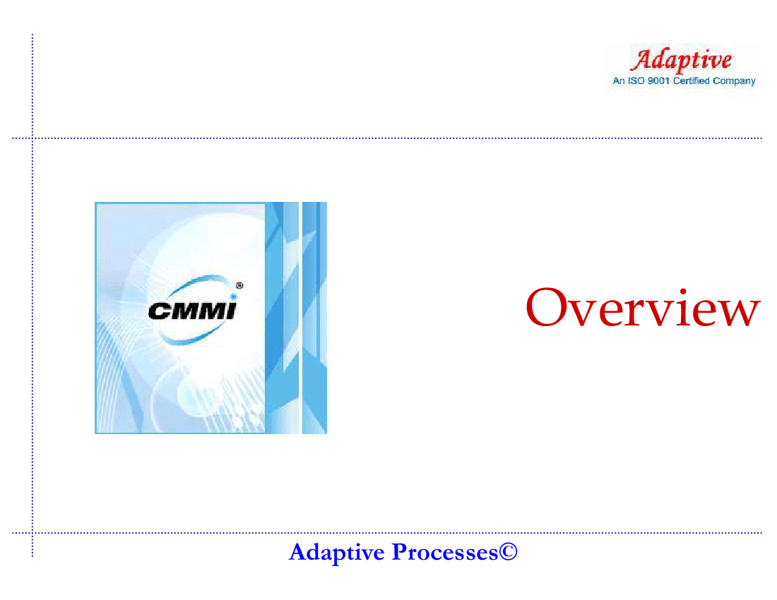 Introduction to CMMI - Service