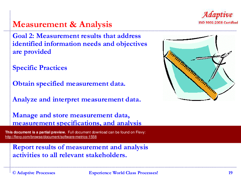 Software Metrics (94-slide PPT PowerPoint presentation (PPTX)) Preview Image
