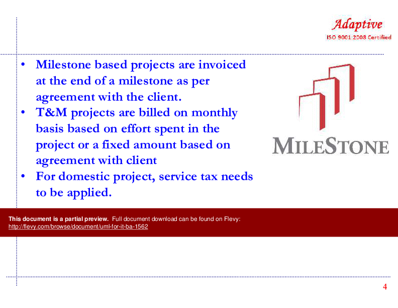 UML For IT BA (116-slide PPT PowerPoint presentation (PPTX)) Preview Image