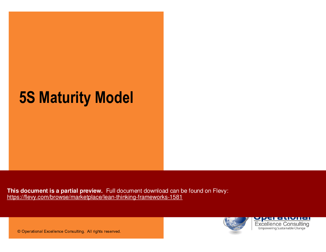 Lean Thinking Frameworks (167-slide PPT PowerPoint presentation (PPTX)) Preview Image