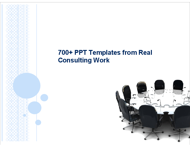 700+ High Quality Top Tier Consulting PPT Templates
