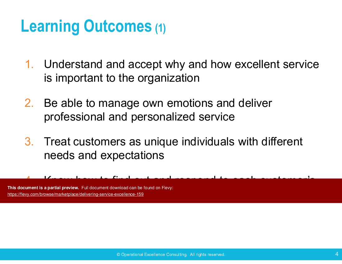 Delivering Service Excellence (136-slide PowerPoint presentation (PPTX)) Preview Image