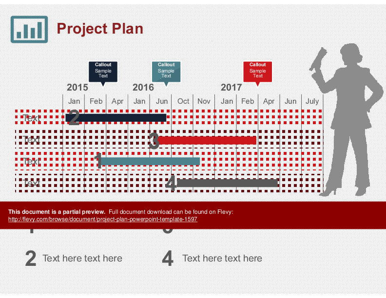 This is a partial preview of Project Plan PowerPoint Template (180-slide PowerPoint presentation (PPTX)). Full document is 180 slides. 