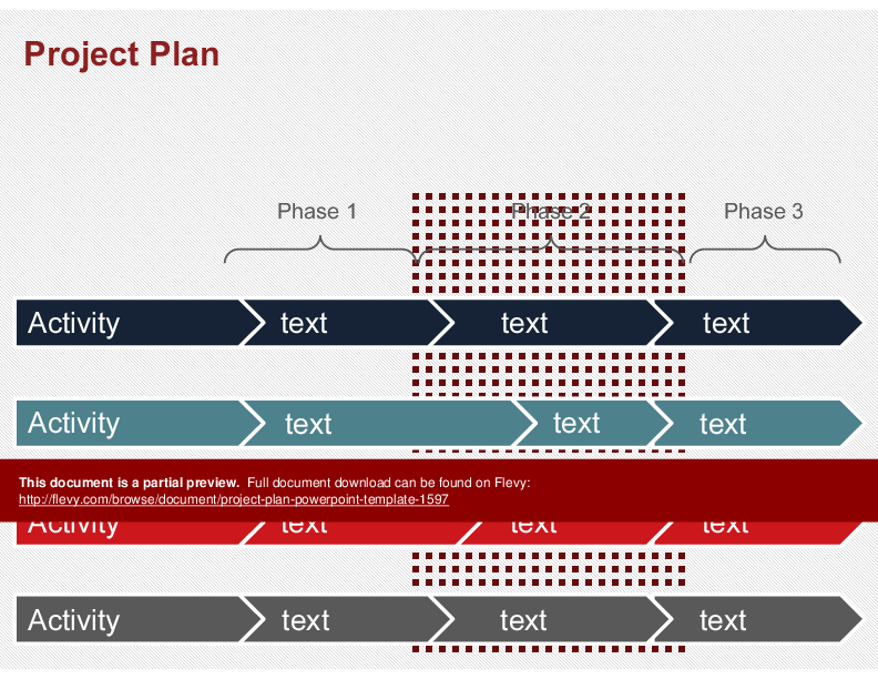 This is a partial preview of Project Plan PowerPoint Template (180-slide PowerPoint presentation (PPTX)). Full document is 180 slides. 