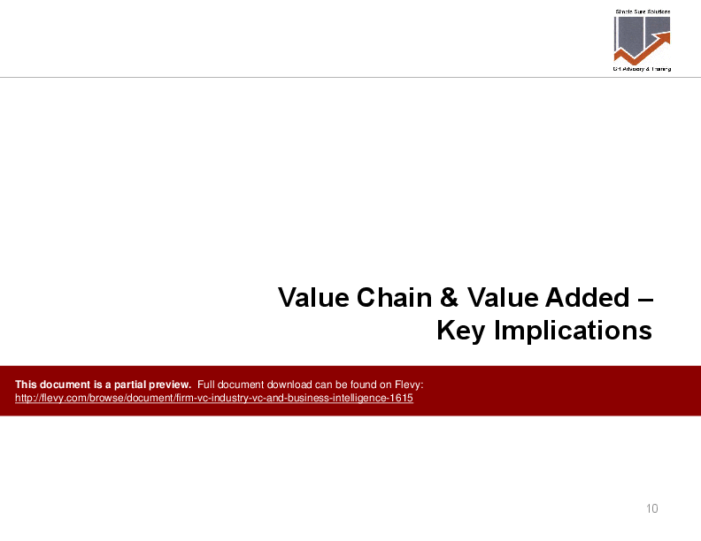 Firm Value Chain, Industry Value Chain, and Business Intelligence (79-slide PPT PowerPoint presentation (PPTX)) Preview Image