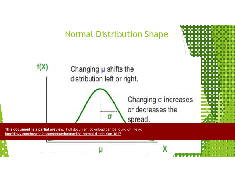 This is a partial preview of Understanding Normal Distribution (21-slide PowerPoint presentation (PPTX)). Full document is 21 slides. 