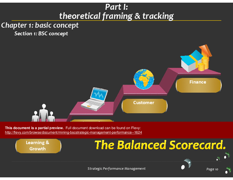 This is a partial preview of Mining Balanced Scorecard - Strategic Performance Management (51-slide PowerPoint presentation (PPTX)). Full document is 51 slides. 