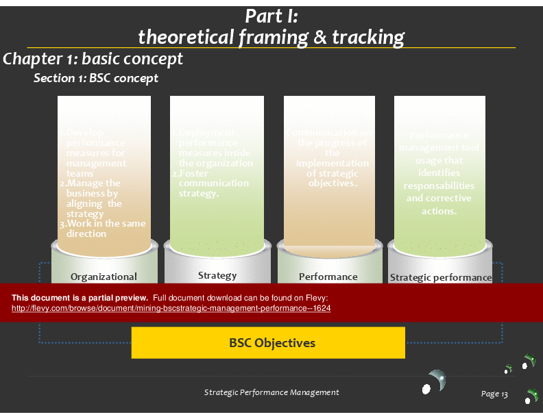 Mining Balanced Scorecard - Strategic Performance Management (51-slide PPT PowerPoint presentation (PPTX)) Preview Image