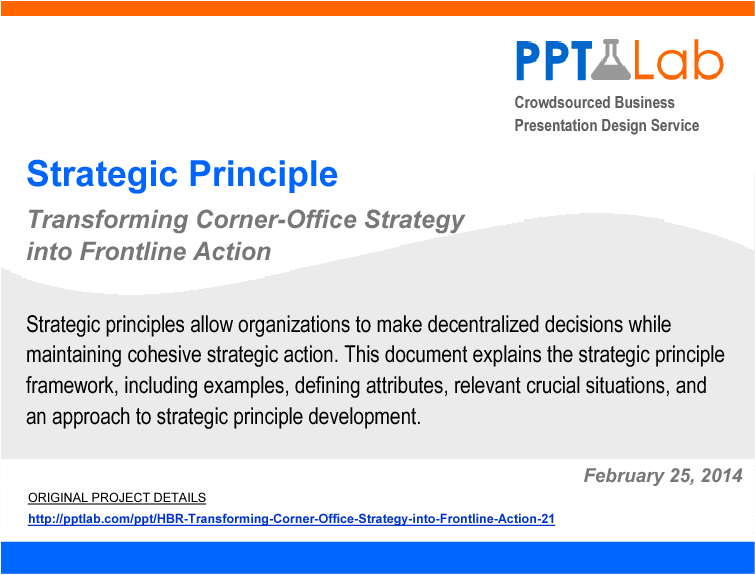 This is a partial preview of Strategic Principle Framework (22-slide PowerPoint presentation (PPT)). Full document is 22 slides. 