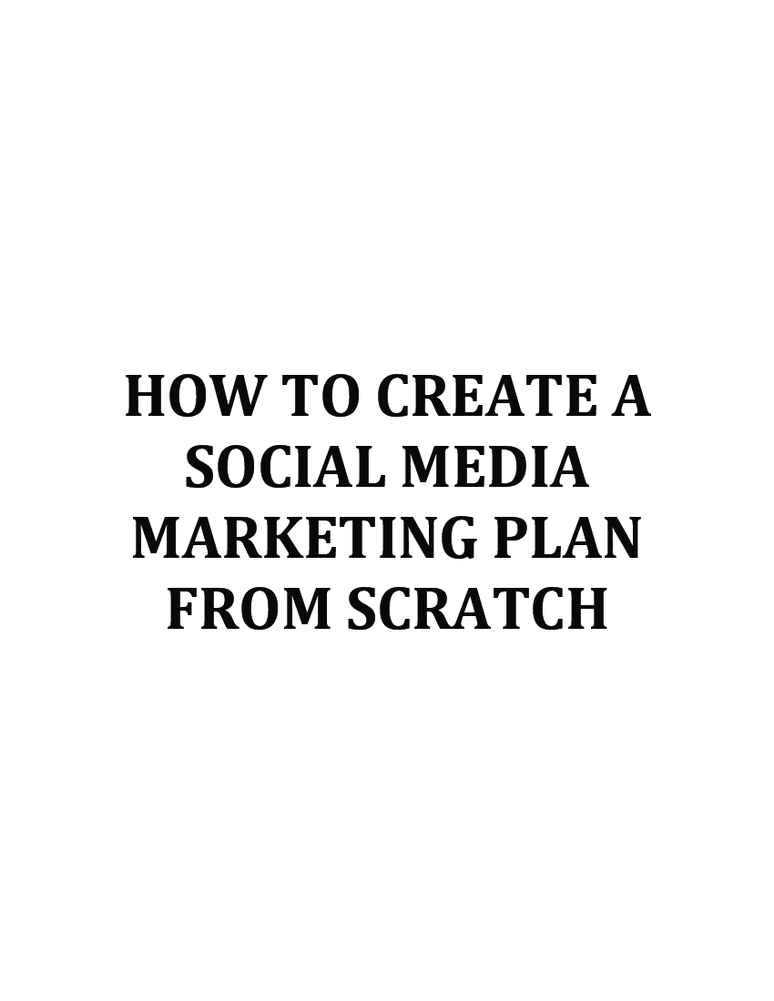 Social Media Marketing Step by Step Blueprint