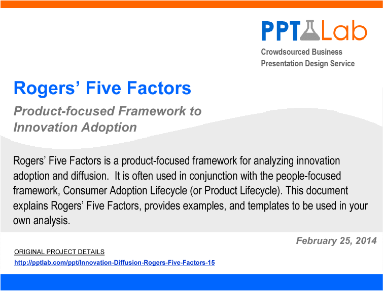 This is a partial preview of Rogers' Five Factors (29-slide PowerPoint presentation (PPT)). Full document is 29 slides. 