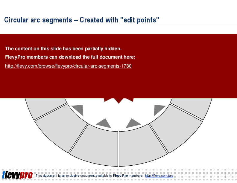 Circular Arc Segments (8-slide PPT PowerPoint presentation (PPT)) Preview Image