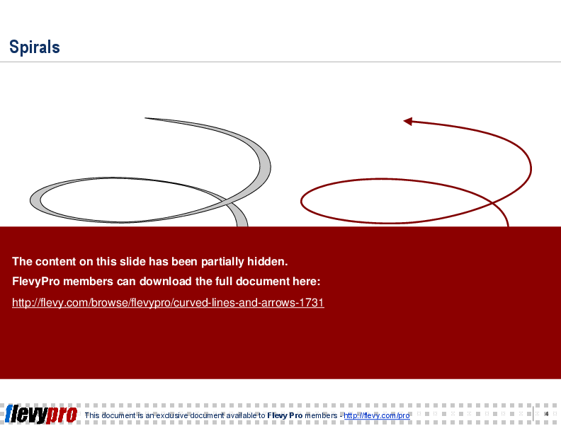This is a partial preview of Curved Lines & Arrows (5-slide PowerPoint presentation (PPT)). Full document is 5 slides. 