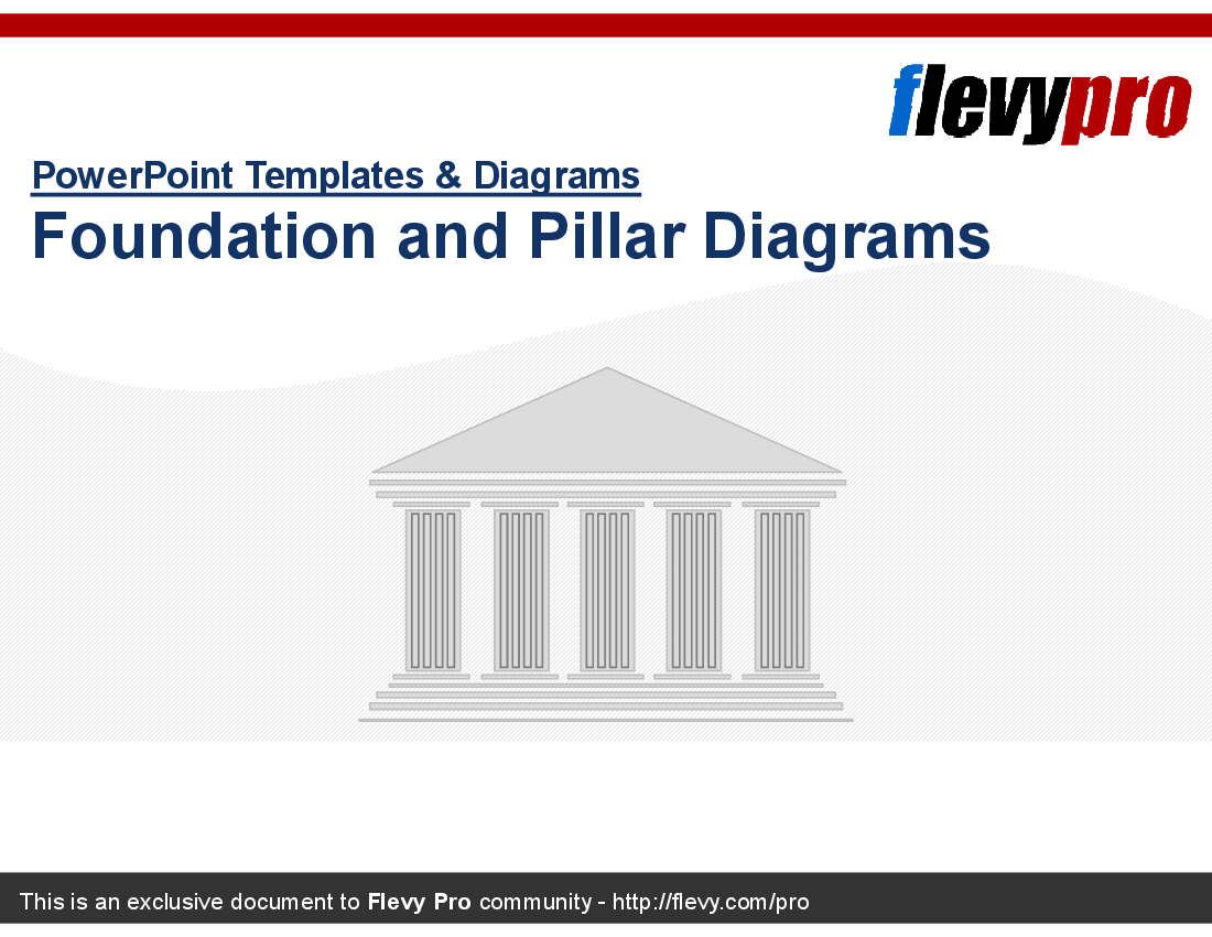 This is a partial preview of Foundation and Pillar Diagrams (5-slide PowerPoint presentation (PPT)). Full document is 5 slides. 