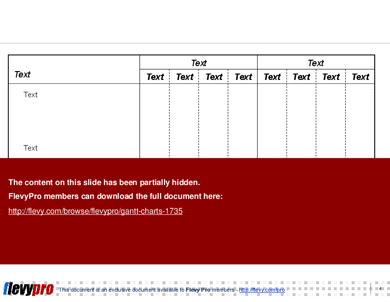 This is a partial preview of Gantt Charts (18-slide PowerPoint presentation (PPT)). Full document is 18 slides. 