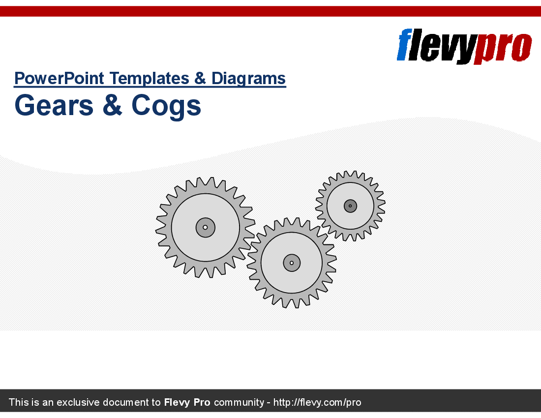 Gears & Cogs (4-slide PPT PowerPoint presentation (PPT)) Preview Image