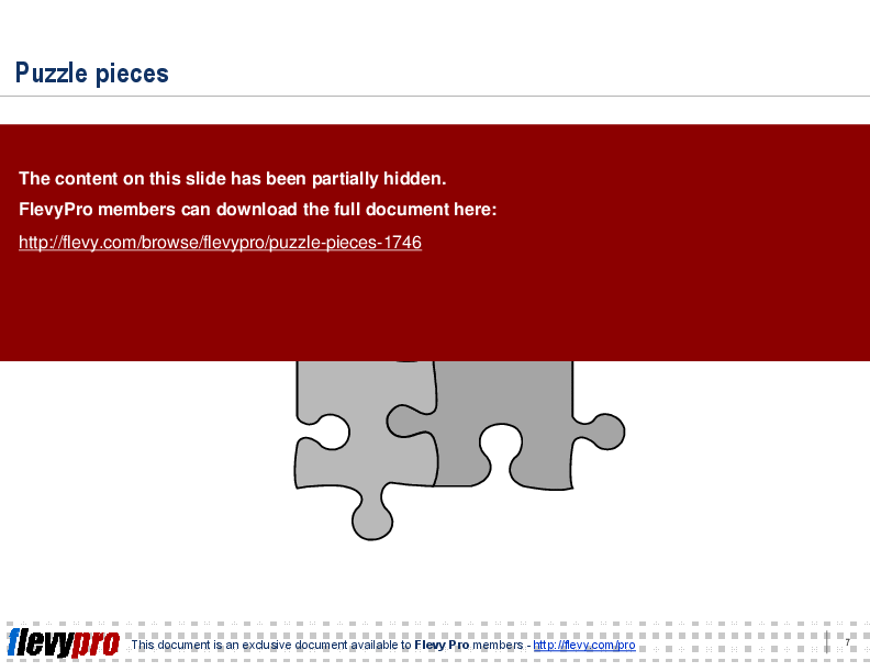 Puzzle Pieces (10-slide PPT PowerPoint presentation (PPT)) Preview Image