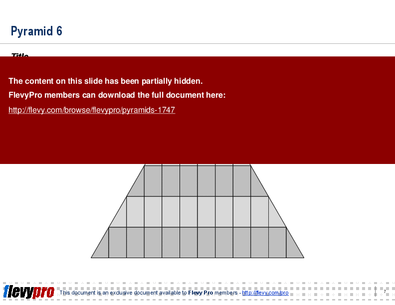 Pyramids (9-slide PPT PowerPoint presentation (PPT)) Preview Image
