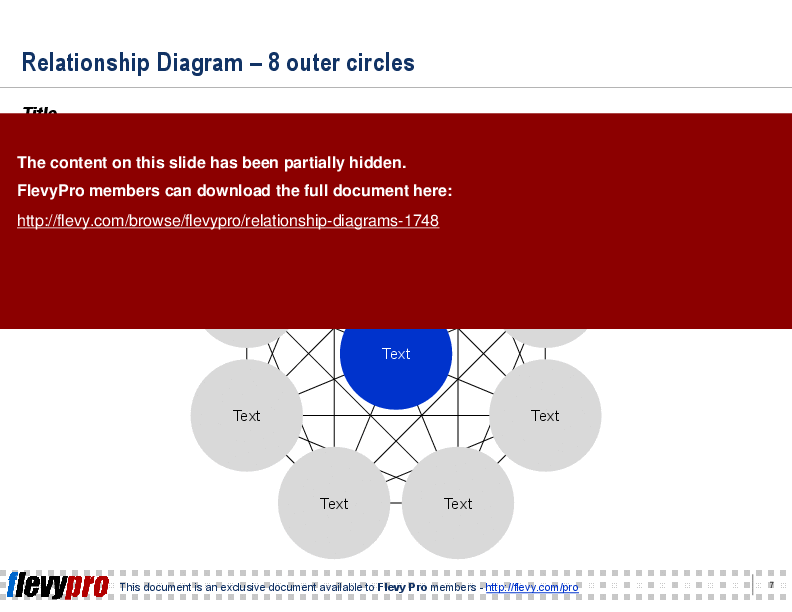 Relationship Diagrams (8-slide PPT PowerPoint presentation (PPT)) Preview Image